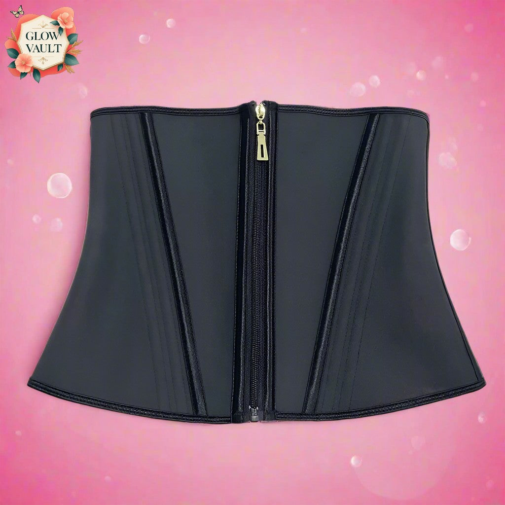 Glow Vault Slim Sculpt Waist Trainer – Latex Compression Corset