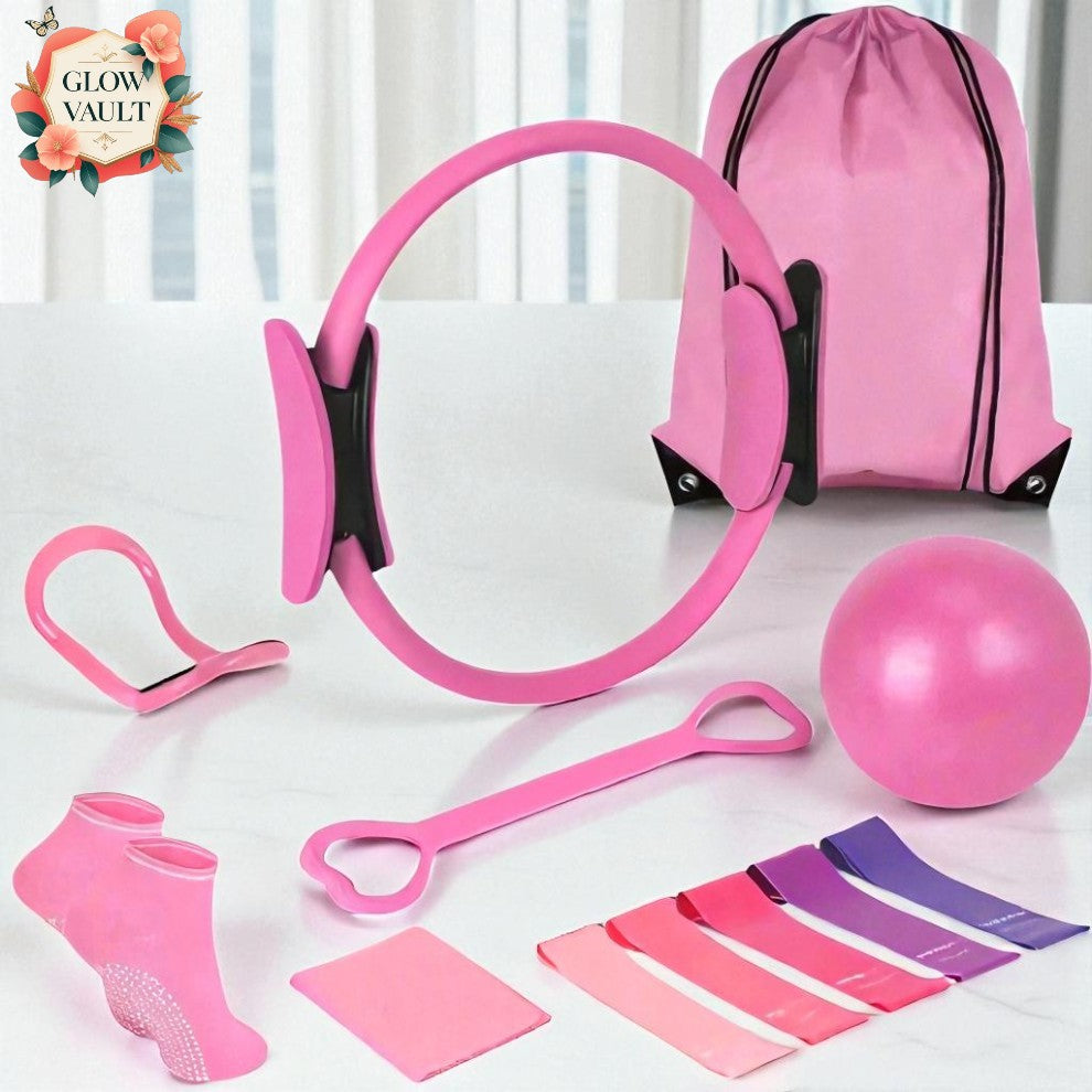 Pilates & Resistance Glow Up Set – Full-Body Home Workout Kit